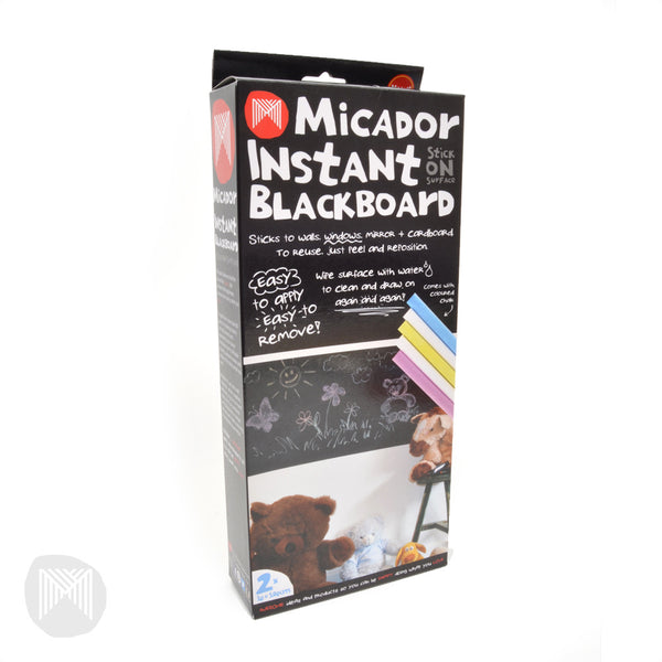 Micador instant blackboard stick on surface