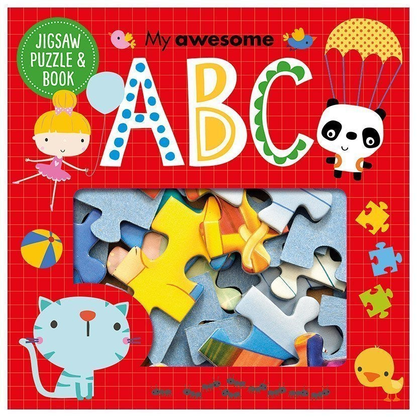 My awesome ABC jigsaw puzzle and book