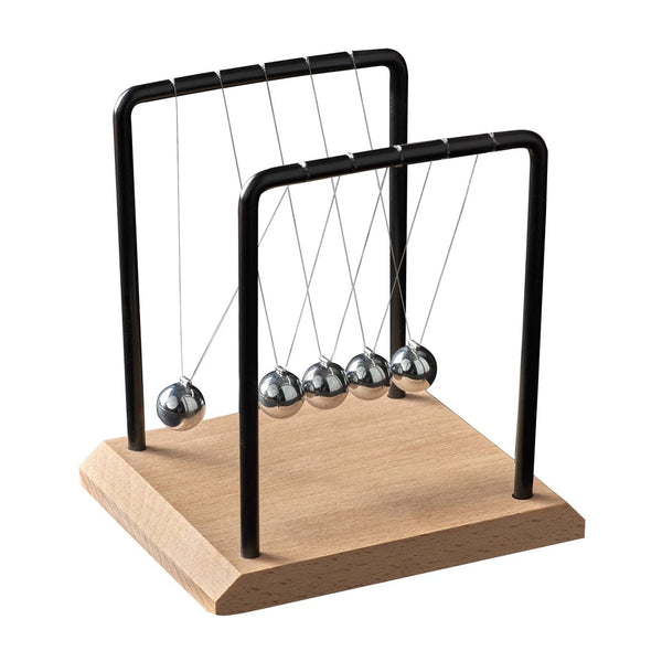 Newton Cradle 14cm beach timbe