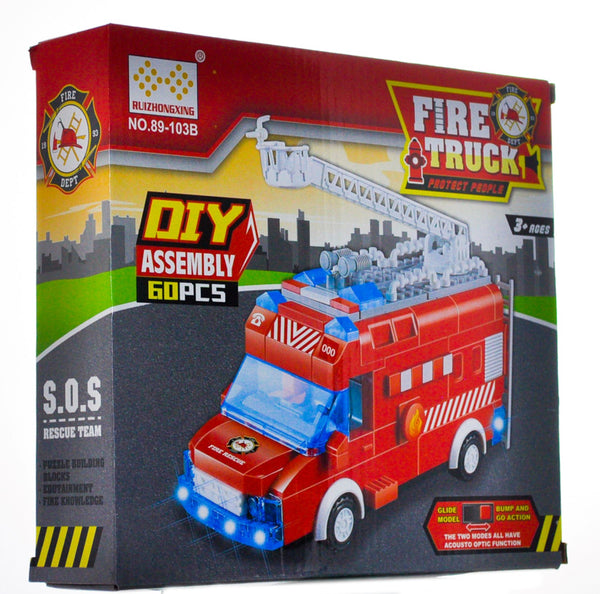 Bump and Go Fire Engine with Lights and Music