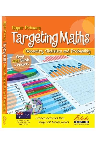 Targeting Maths BLM, Geometry, Statistics and Probability Books and CD