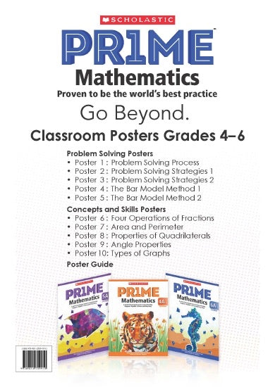 Pr1me Mathematics Posters Set 2 (Grade 4, 5 And 6)