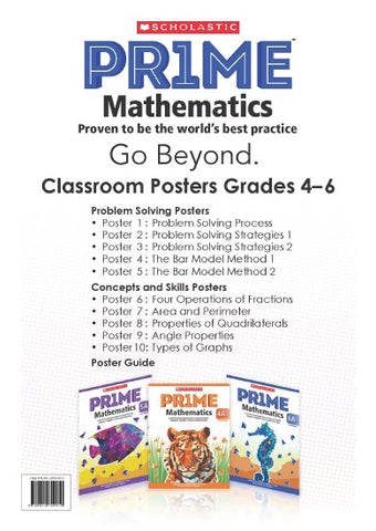 Pr1me Mathematics Posters Set 2 (Grade 4, 5 And 6)