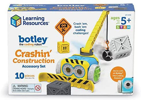 Botley Crashin' Construction Challenge, Accessory Set, Kids Coding, Construction Set, STEM Toy