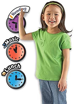 Magnetic Daily Schedule Clocks 26 pieces