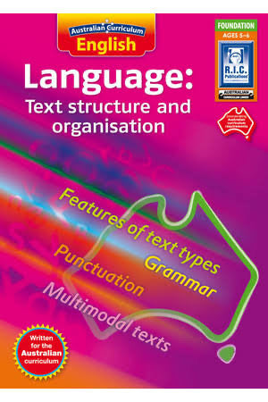 Australian Curriculum English: Language – Text Structure and Organisation