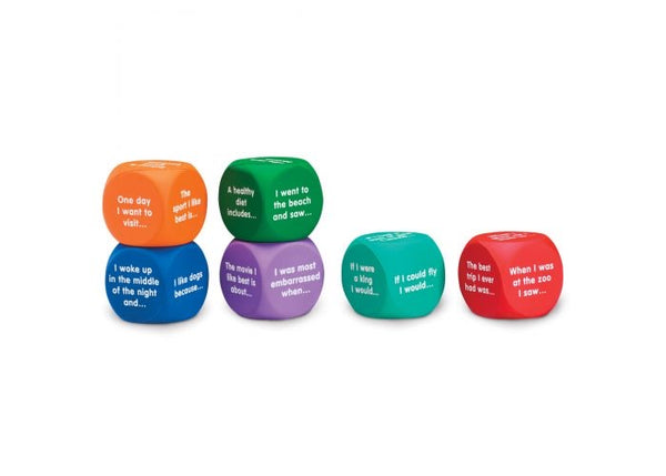 Writing Prompts Cube set of 6