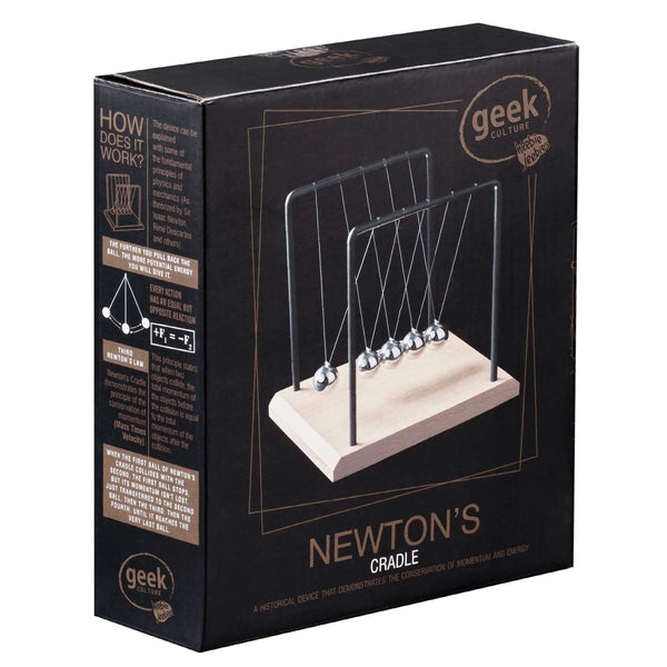 Newton Cradle 14cm beach timbe