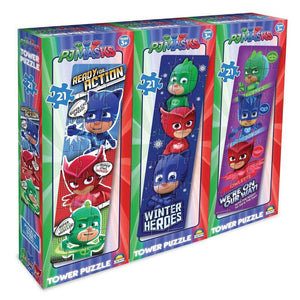 PJ Masks Tower Jigsaw Puzzle 3 pack