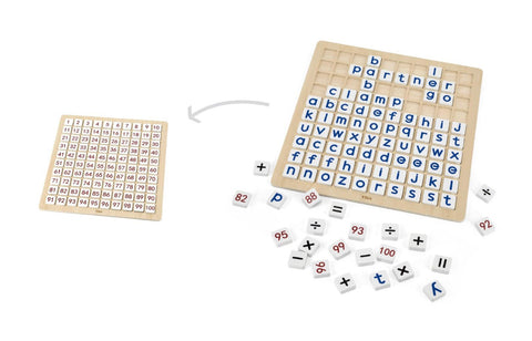 Learning Grid Alphabet and Numbers