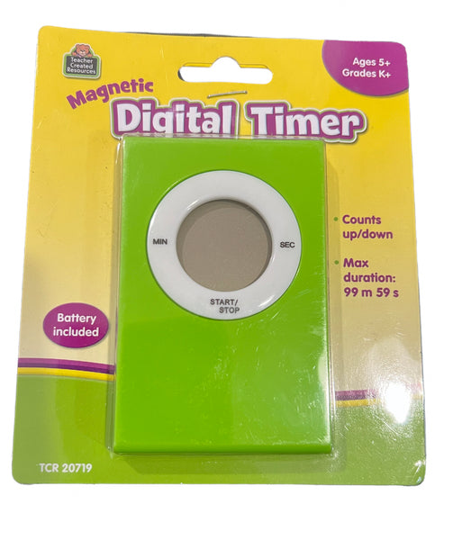 Magnetic Digital Timer (Lime)