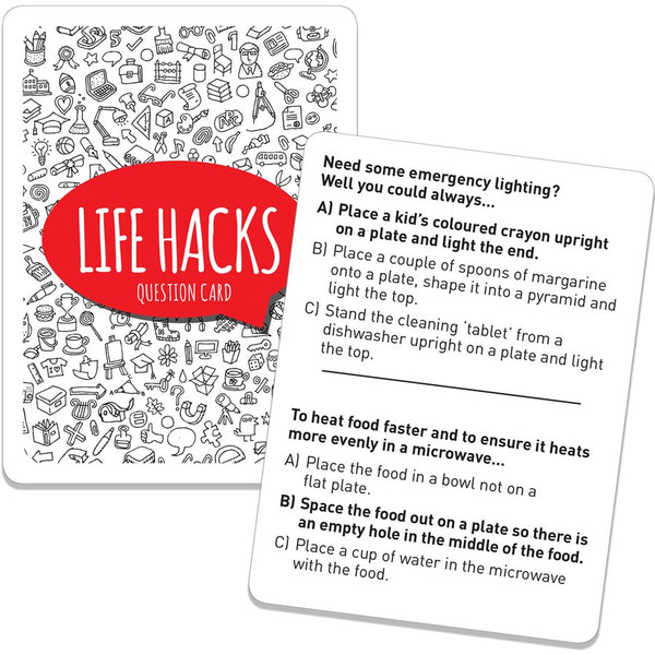 Life Hacks Tinned Card Game