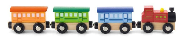 Viga Wooden Classic Train & Carriages