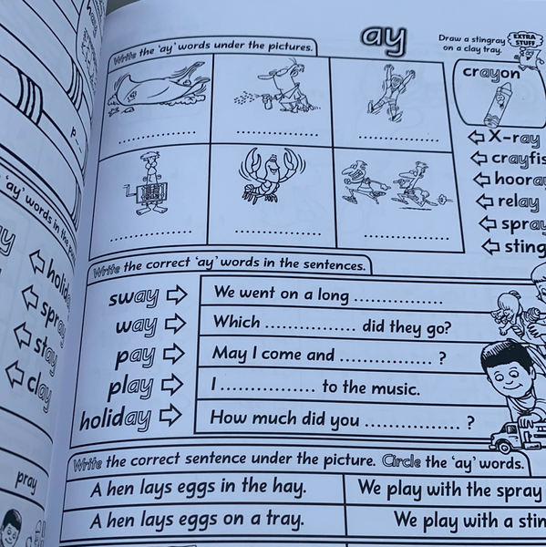 Phonics Digraphs workbook