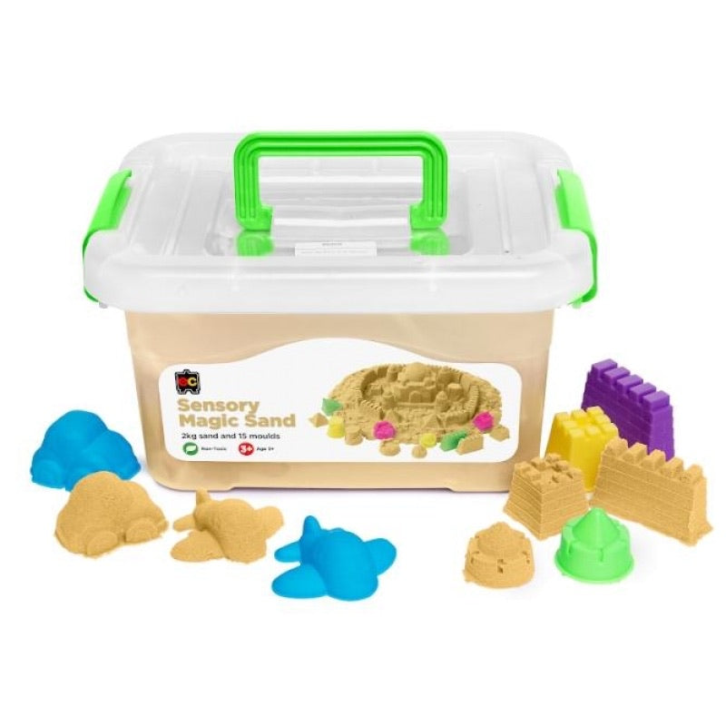 Sensory Magic Sand 2kg with Moulds