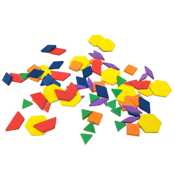 Rainbow pattern blocks