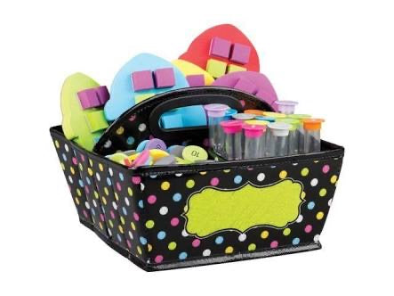 Chalkboard brights storage caddy