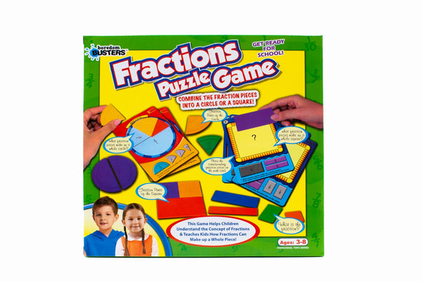 Fraction puzzle game