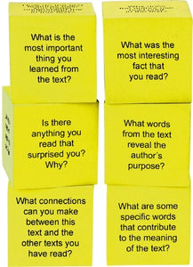 Foam Nonfiction Comprehension Cubes