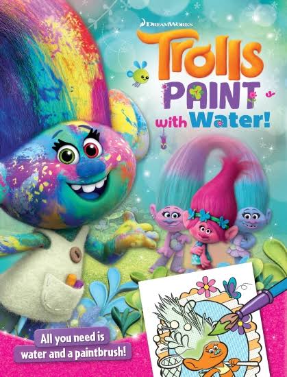 Trolls paint with water