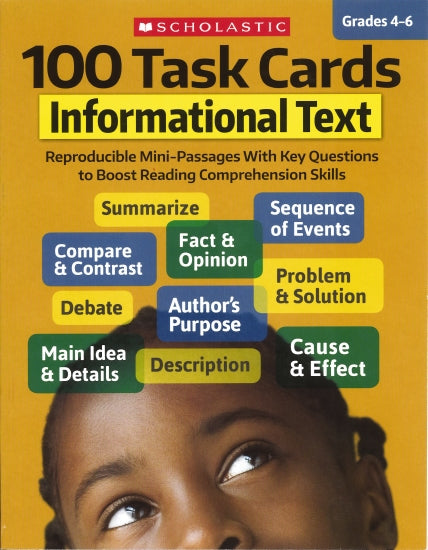 100 Task Cards: Text Evidence