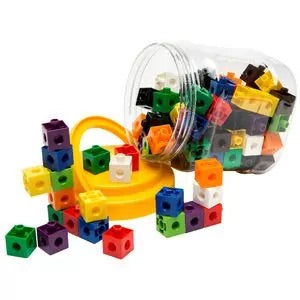 Linking cubes jar of 100