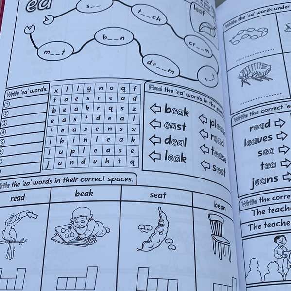 Phonics Digraphs workbook