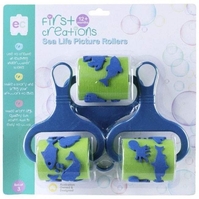 First Creations Picture Rollers Sea Life 3 Pack