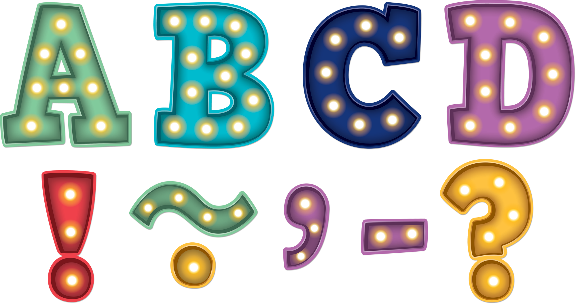 Marquee Bold Block 3" Magnetic Letters