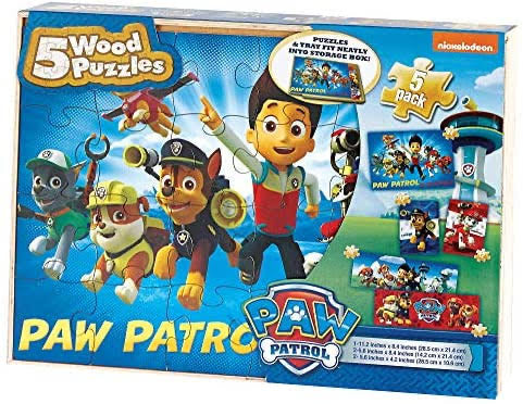 Paw Patrol 5 Wooden Puzzles