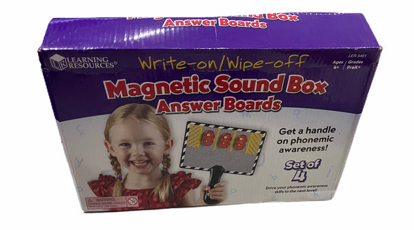 Learning Resources Magnetic Sound Box Answer Boards