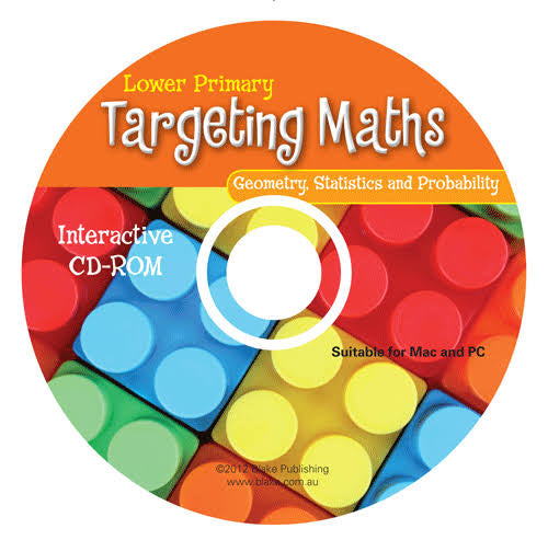 Targeting Maths BLM, Geometry, Statistics and Probability Books and CD