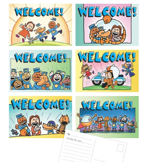 Dog Man Welcome Postcards