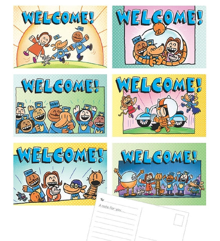 Dog Man Welcome Postcards