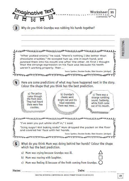 Targeting Inferential Comprehension Books