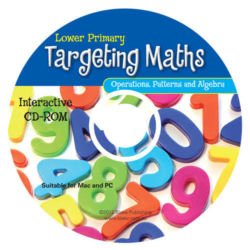 Targeting Maths BLM Operations, Patterns and Algrebra with CD