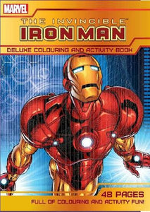 Ironman deluxe colouring and activity book