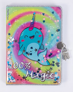 Narwhal Confetti Journal