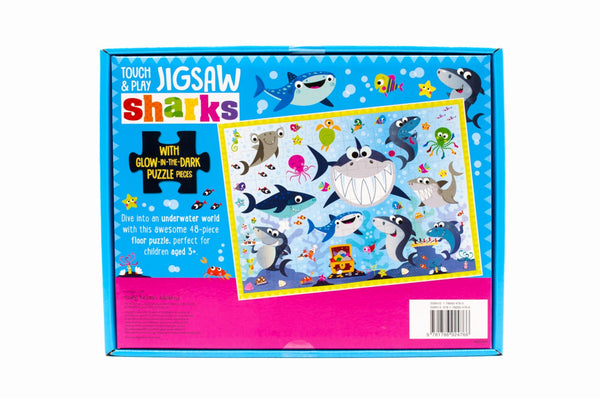 Touch and play jigsaw: Sharks