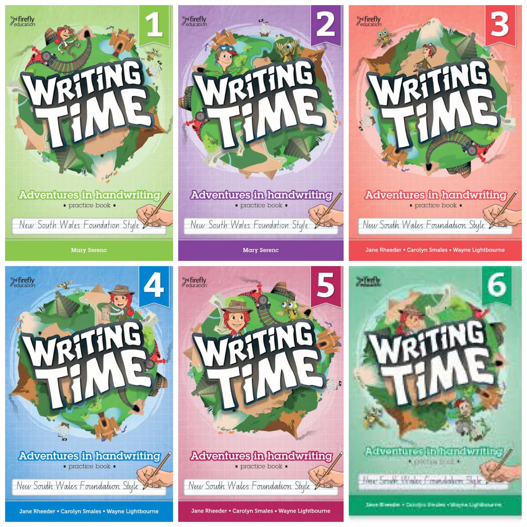 Writing Time practice books