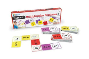 Giant Magnetic Multiplication Dominoes (7-12)