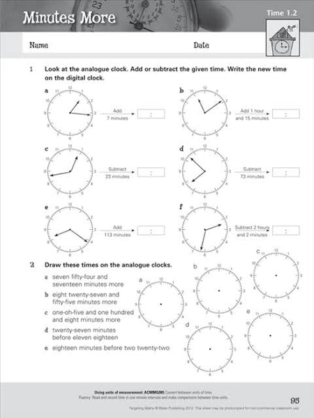 Targeting Maths BLM Measurement