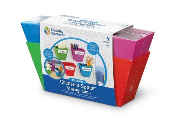 Magnetic create a space storage bins of 4