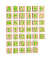 Magnetic Uppercase Alphabet 40Pcs