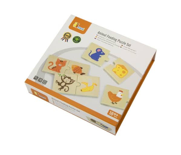 Animal feeding puzzle