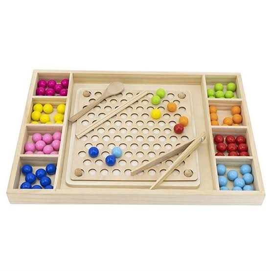 Wooden Beads- Catch and Match