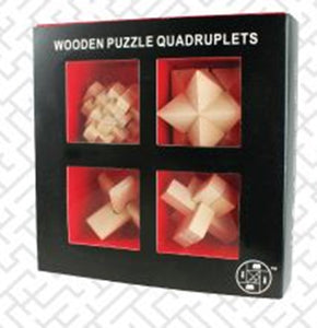 Wooden puzzle 4 in 1