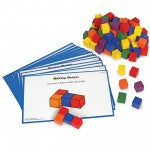 Creative colour wooden cubes