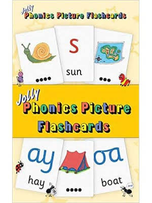 Jolly Phonics Picture Flashcards (in print letters)