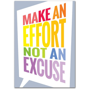 MAKE AN EFFORT POSTER